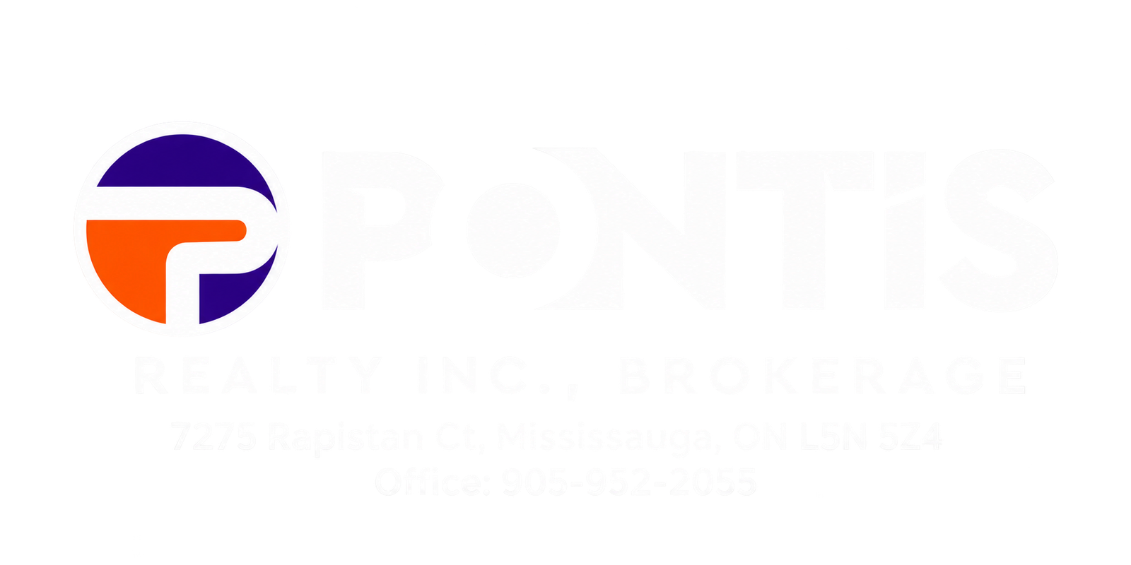 Pontis Realty Inc., Brokerage. 7275 Rapistan Ct, Mississauga, ON L5N 5Z4. Office: 905-952-2055